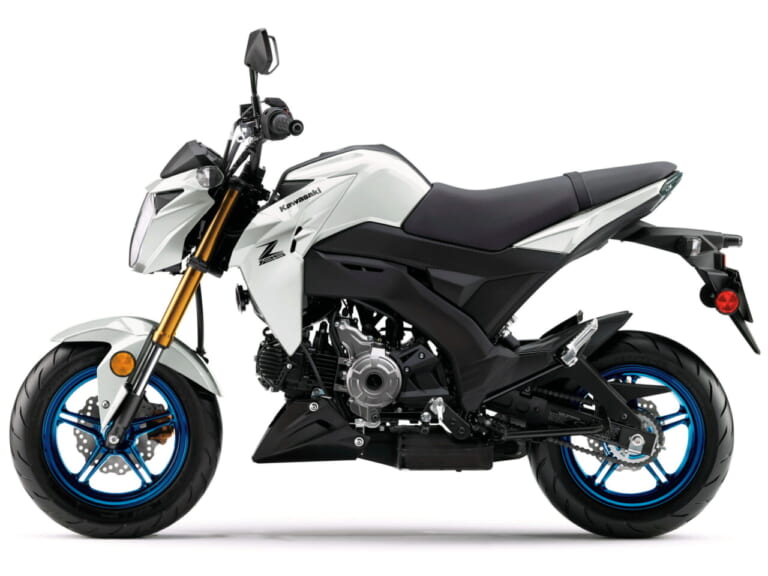 カワサキ|Z125プロ|北米仕様|2026年モデル|カワサキ「Z125プロ」2026年モデル登場! 金のサスペンションに新グリーン、さらにホイールも塗り分け【北米】