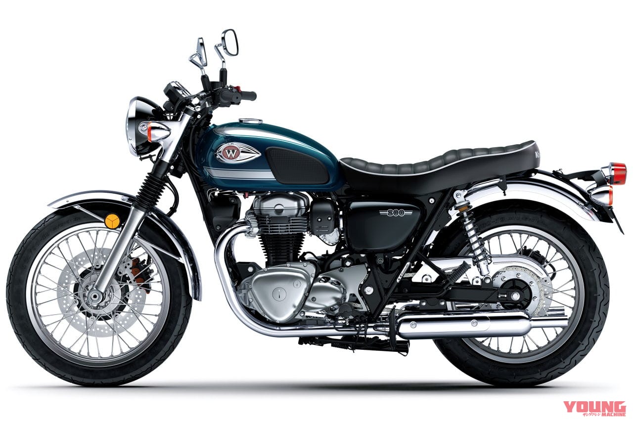 |カワサキ「W800」に2026年のニューカラー! これまでにない白と深みのある青の2本立てラインナップに