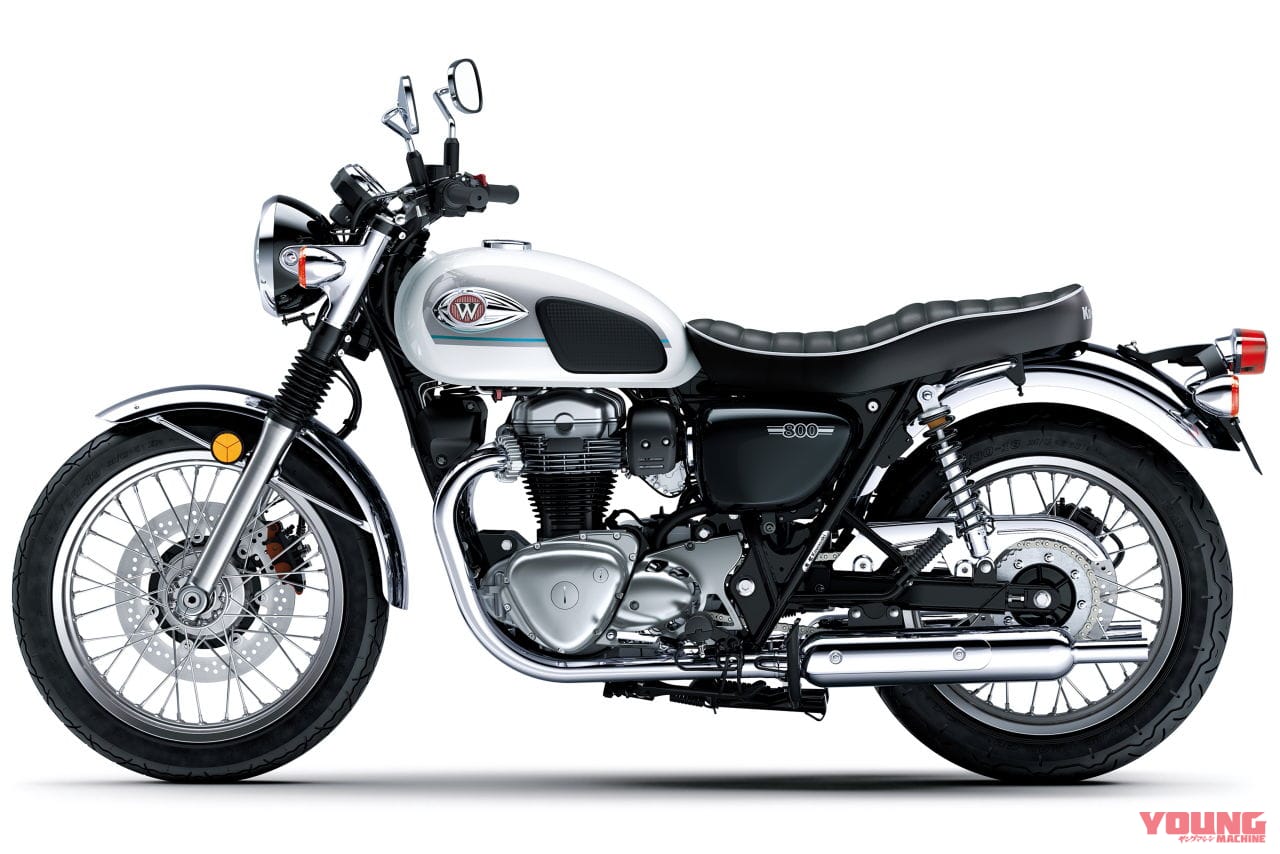 |カワサキ「W800」に2026年のニューカラー! これまでにない白と深みのある青の2本立てラインナップに