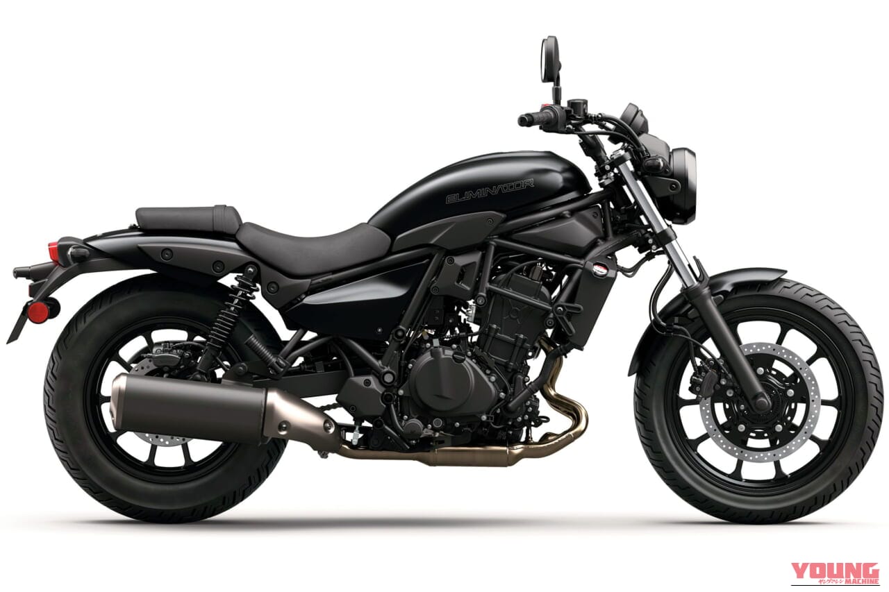 |451cc版エリミネーターに赤のSE登場! 北米カワサキの2026年モデル、ホワイトは標準仕様に採用