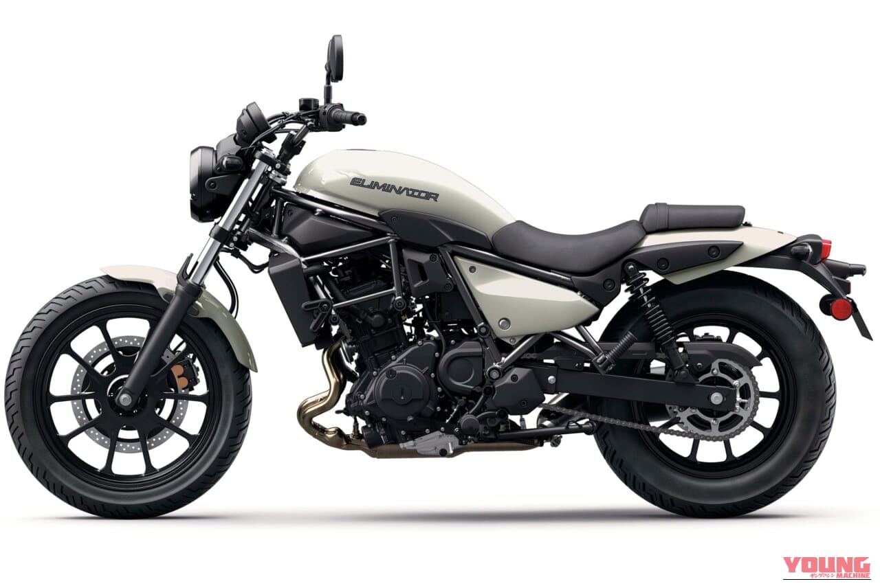 |451cc版エリミネーターに赤のSE登場! 北米カワサキの2026年モデル、ホワイトは標準仕様に採用