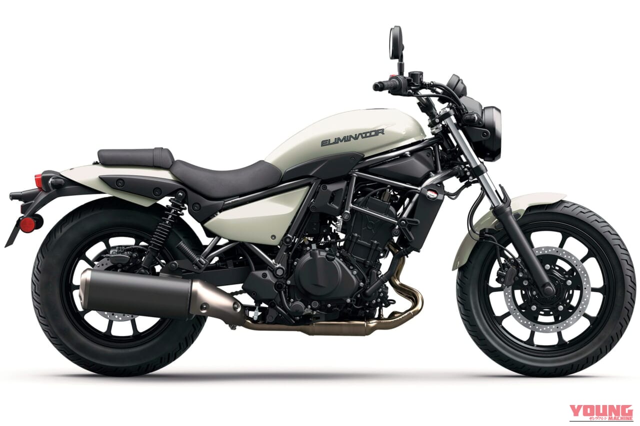 |451cc版エリミネーターに赤のSE登場! 北米カワサキの2026年モデル、ホワイトは標準仕様に採用