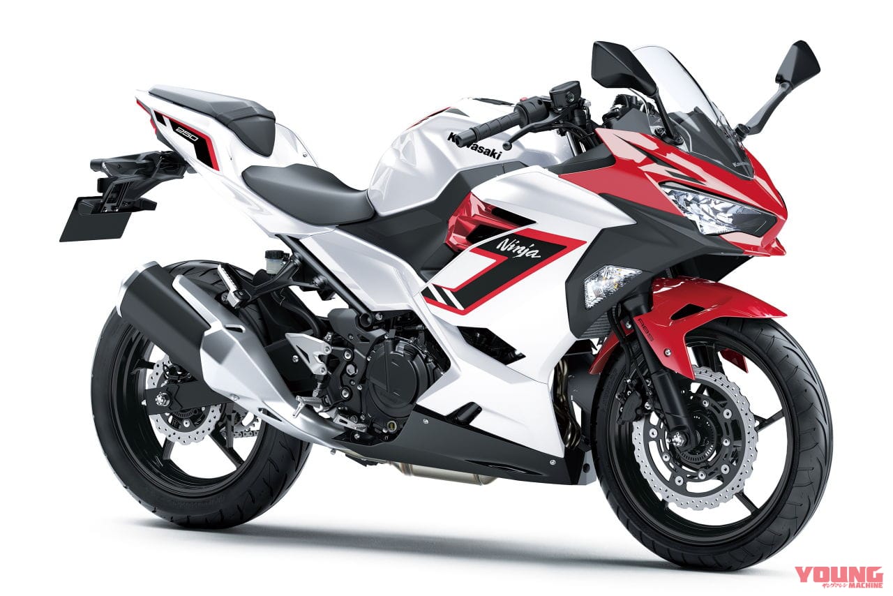 カワサキ｜ニンジャ250｜2026年モデル｜新鮮な「銀×赤」で大胆イメチェン！ カワサキ「ニンジャ250」の2026年モデルが11月1日に発売