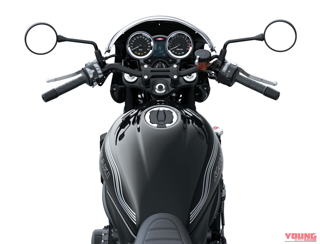 カワサキ|Z900RS カフェ|2026年モデル|【世界初公開】カワサキ新型「Z900RS」登場! 火の玉「SE」はドラレコ装備、RSはライポジも変わったが優れたデザインは不変