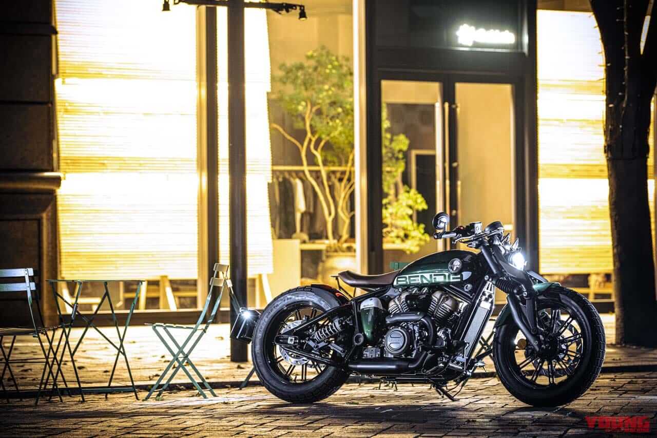 ベンダ|ナポレオンボブ250|【日本初上陸】独創デザインの水冷250cc・V型2気筒カスタムクルーザー「BENDA ナポレオンボブ250」試乗インプレッション