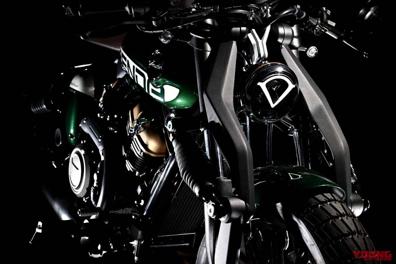 ベンダ｜ナポレオンボブ250｜【日本初上陸】独創デザインの水冷250cc・V型2気筒カスタムクルーザー「BENDA ナポレオンボブ250」試乗インプレッション