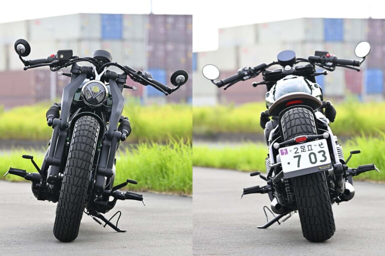 ベンダ｜ナポレオンボブ250｜【日本初上陸】独創デザインの水冷250cc・V型2気筒カスタムクルーザー「BENDA ナポレオンボブ250」試乗インプレッション