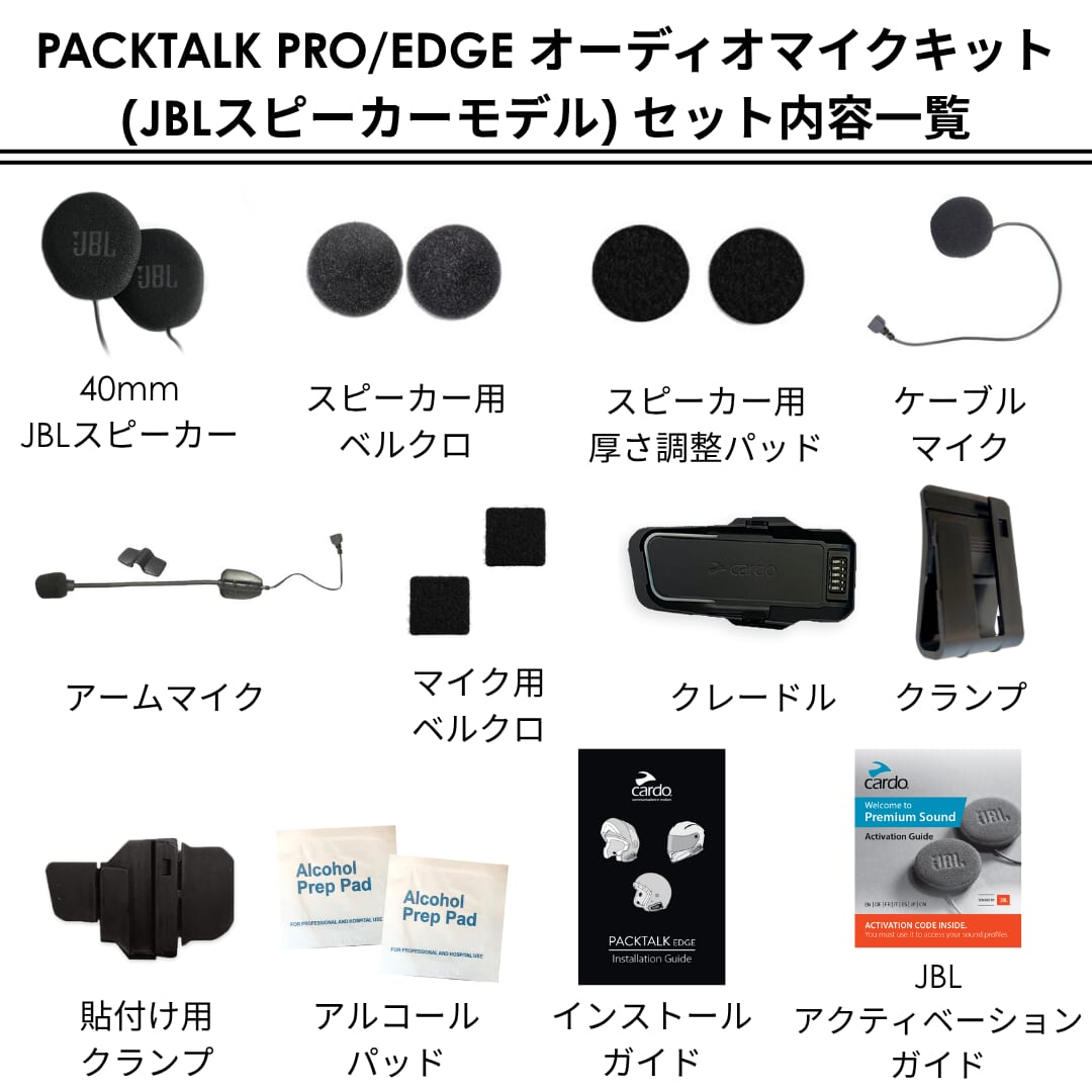 Cardo｜【バイク用インカムCardo】ヘルメット複数所有なら必見! オーディオマイクキットが20%OFFの大特価セール【11/23まで】