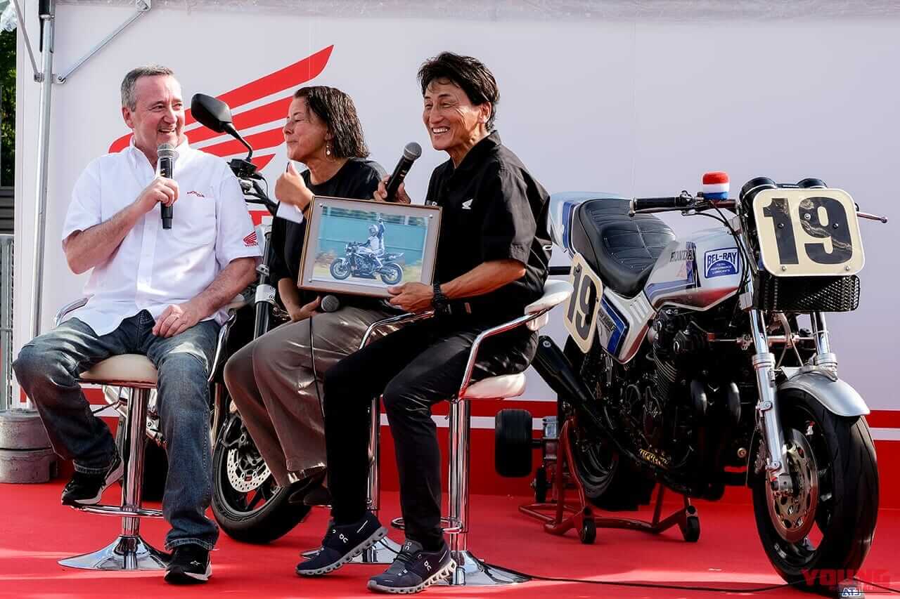 フレディ・スペンサー×丸山浩|「フレディに憧れ、そして抜いた」フレディ・スペンサー×丸山浩、CB1000Fや鈴鹿8耐について語る【Hondaホームカミング熊本2025】