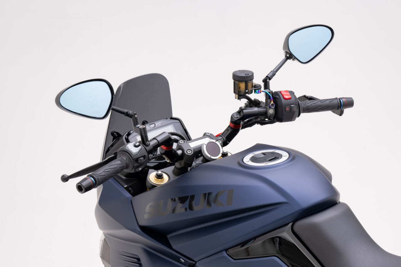 PLOT×AELLAコラボ スズキKATANA可変ハンドル｜PLOT×AELLAコラボ『スズキKATANA可変ハンドル』発売!「これぞ、求めたポジション」