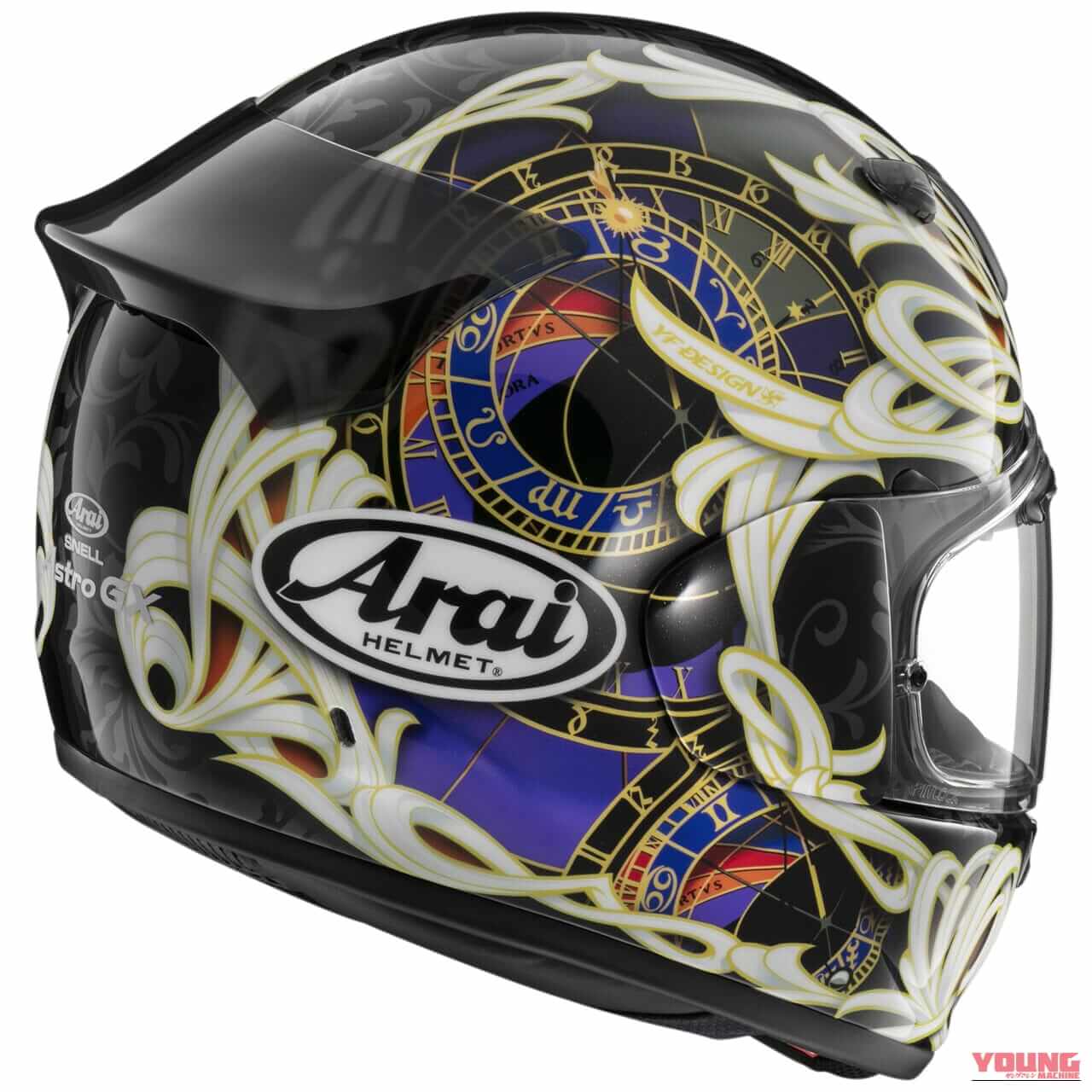 アライヘルメット｜アストロGX・オルロイ｜モチーフは天文時計！ アライ「アストロGX・オルロイ」は12月上旬発売