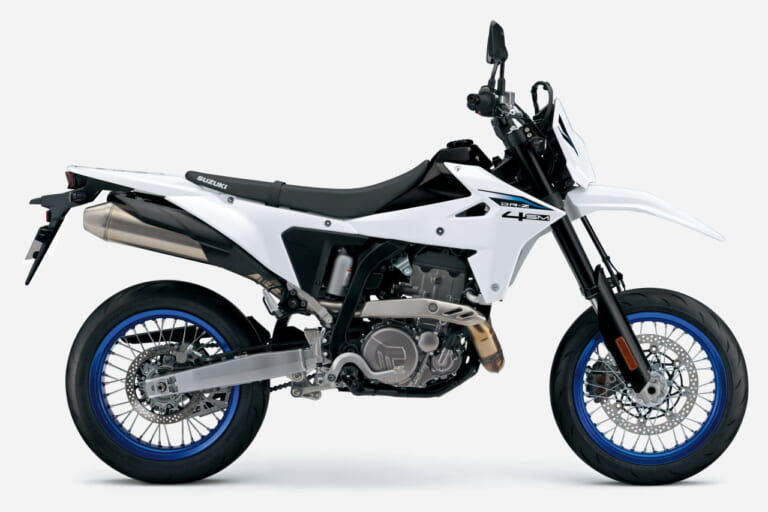 スズキ｜DR-Z4SM｜輸出仕様｜2025年モデル｜スズキ新型新型「DR-Z4S」「DR-Z4SM」発売決定！ 軽量ハイパワーの400ccトレール/モタード