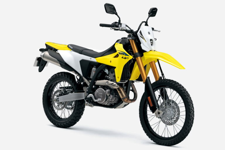 スズキ｜DR-Z4S｜2025年モデル｜スズキ新型新型「DR-Z4S」「DR-Z4SM」発売決定！ 軽量ハイパワーの400ccトレール/モタード
