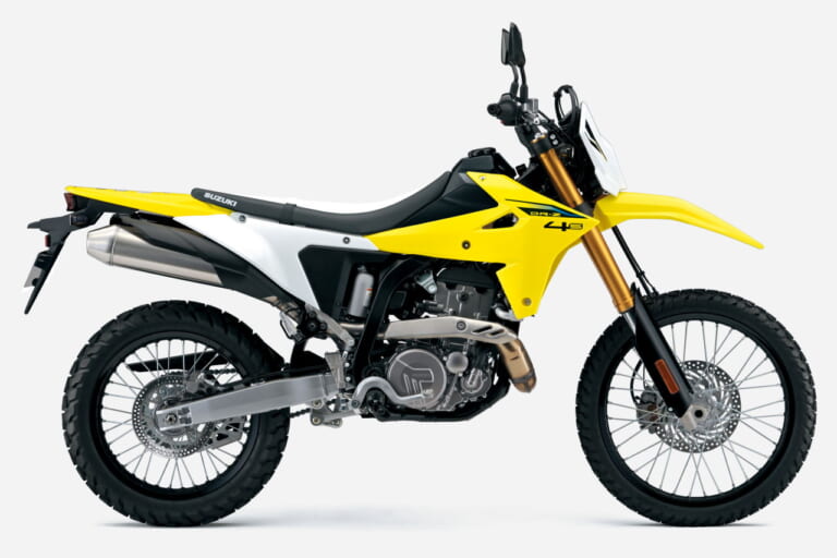 スズキ｜DR-Z4S｜2025年モデル｜スズキ新型新型「DR-Z4S」「DR-Z4SM」発売決定！ 軽量ハイパワーの400ccトレール/モタード