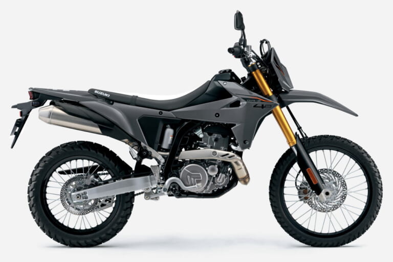 スズキ｜DR-Z4S｜2025年モデル｜スズキ新型新型「DR-Z4S」「DR-Z4SM」発売決定！ 軽量ハイパワーの400ccトレール/モタード