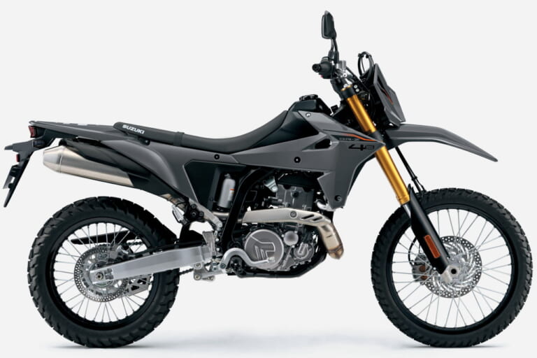 スズキ|DR-Z4S|2025年モデル|スズキ新型「DR-Z4S」「DR-Z4SM」発売決定! 軽量ハイパワーの400ccトレール/モタード
