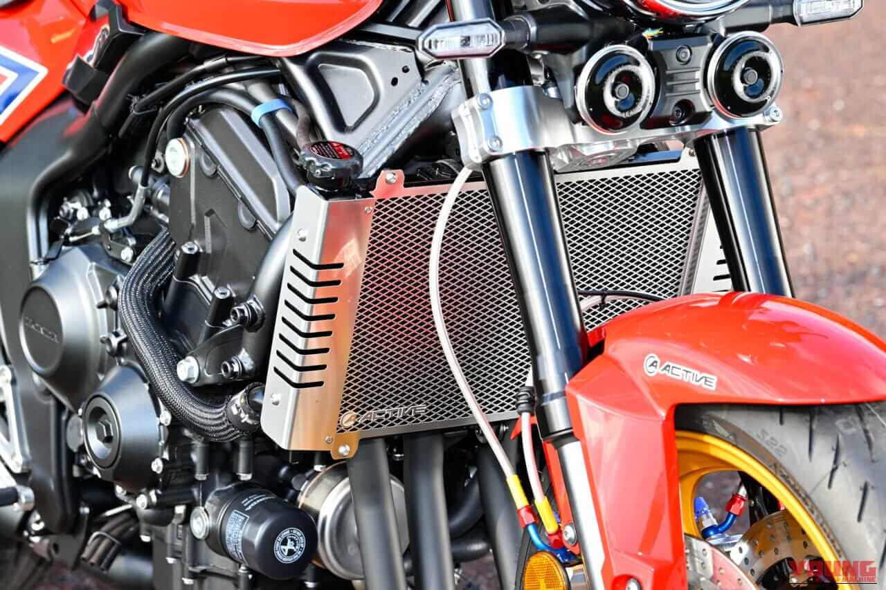 ｜ボルドールカラーのCB1000F!! アクティブから自社パーツで勝負のカスタム車が早くも登場