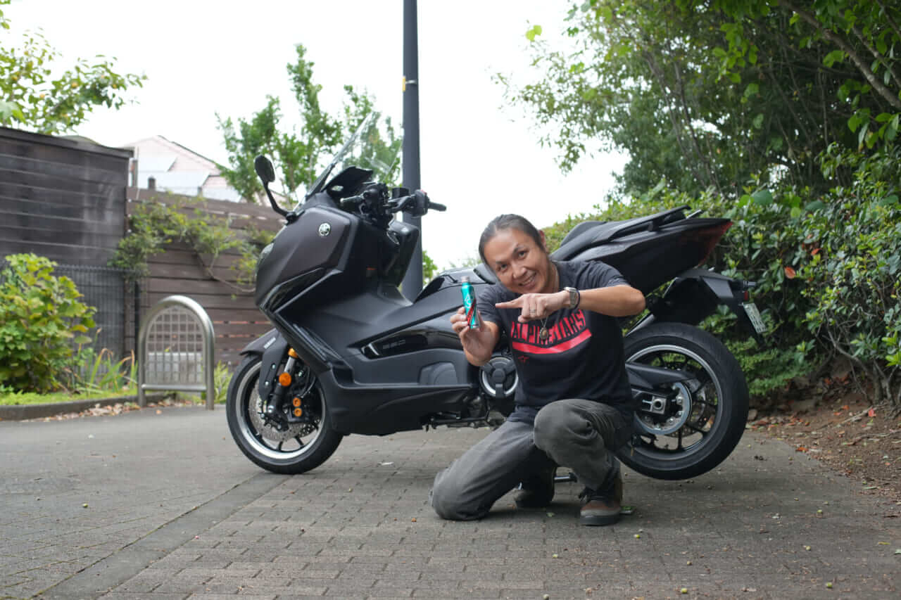 シュアラスターLOOPパワーショット「ザ・体感!!」ヤマハ TMAX560編