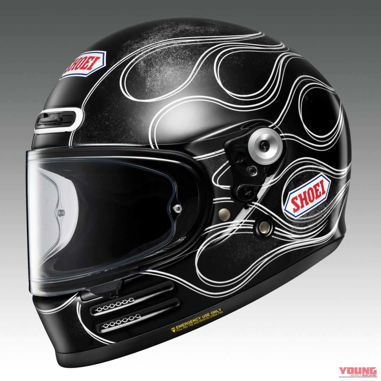 SHOEI Glamster BLAST｜SHOEI「グラムスター」にファイアーパターンの新グラフィック「BLAST」登場！ 2026年1月発売