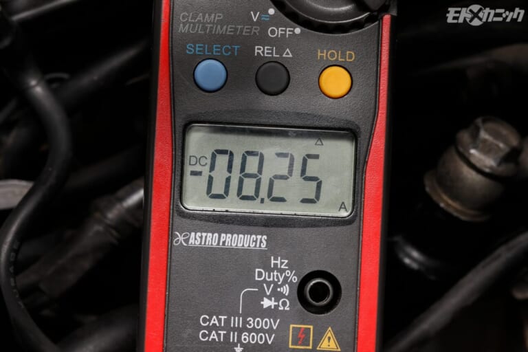 GSX1100Sカタナ|サーキットテスター|長期放置車のエンジン始動直後に必ず確認しておきたい“電気系の稼働状況”〈GSX1100Sカタナ〉