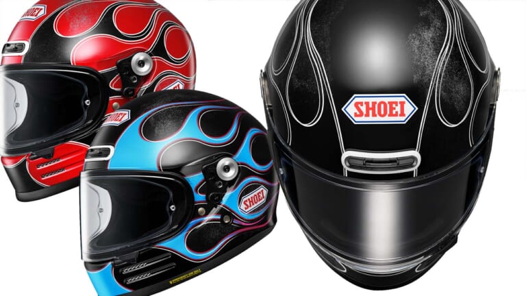 SHOEI「グラムスター」にファイアーパターンの新グラフィック「BLAST」登場！ 2026年1月発売
