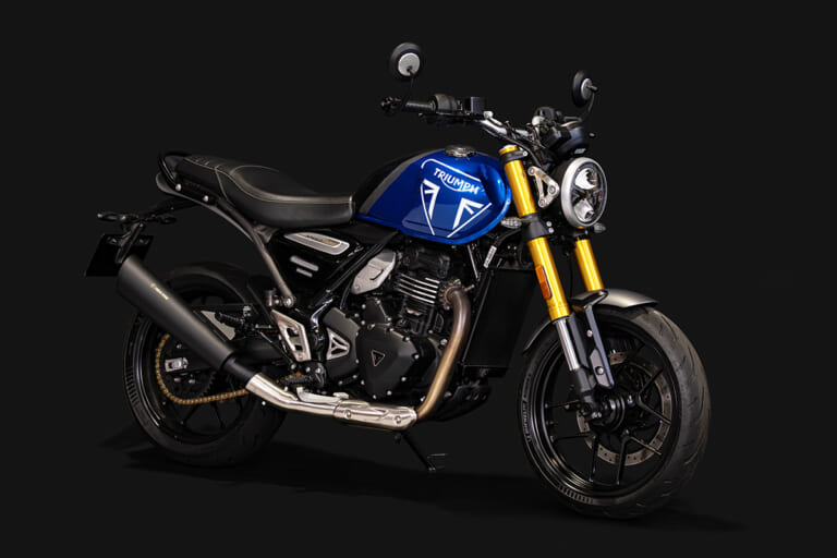 【トリックスター】TRIUMPH SPEED400/SCRAMBLER400X｜【トリックスター】TRIUMPH SPEED400/　SCRAMBLER400Xに適合する政府認証スリップオンマフラーを発売！