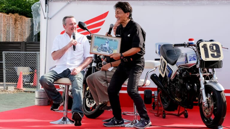 「フレディに憧れ、そして抜いた」フレディ・スペンサー×丸山浩、CB1000Fや鈴鹿8耐について語る【Hondaホームカミング熊本2025】