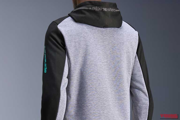 CHROME v2 SPORT HOODIE|【2024-2025 秋冬新作】アルパインスターズの街乗りカジュアルウェア3選! バイクを降りてもお洒落な防寒アイテム