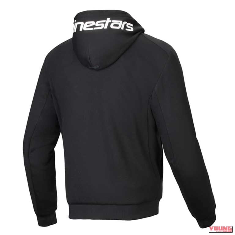 CHROME v2 SPORT HOODIE|【2024-2025 秋冬新作】アルパインスターズの街乗りカジュアルウェア3選! バイクを降りてもお洒落な防寒アイテム