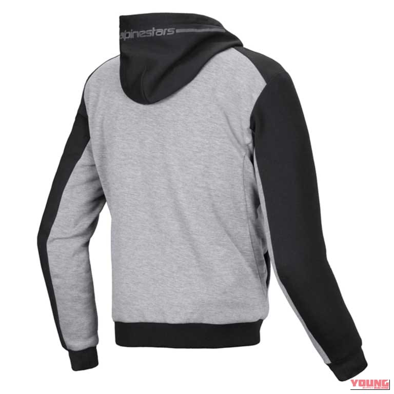 CHROME v2 SPORT HOODIE|【2024-2025 秋冬新作】アルパインスターズの街乗りカジュアルウェア3選! バイクを降りてもお洒落な防寒アイテム
