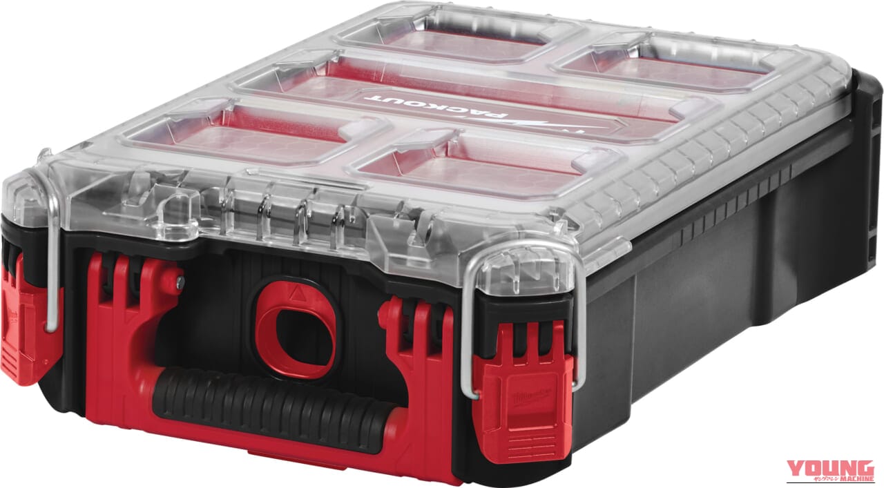 |【限定】ミルウォーキーツールの高耐久ツールボックス「PACKOUT」に漆黒のシリーズが登場。ガレージをクールに統一せよ!