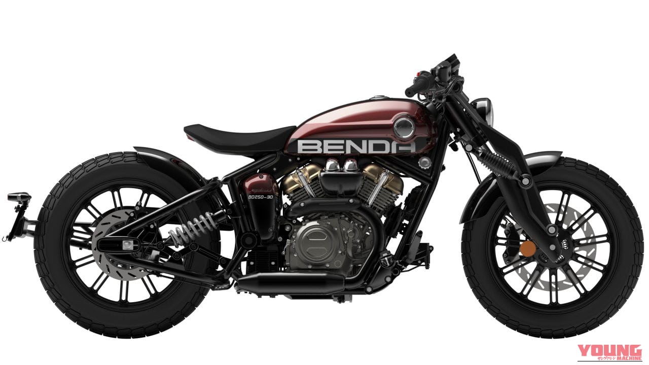 BENDA Napoleonbob 250|【日本初上陸】中国ブランド「BENDA」の導入が本格始動! まずはカスタムクルーザー「ナポレオンボブ250」から