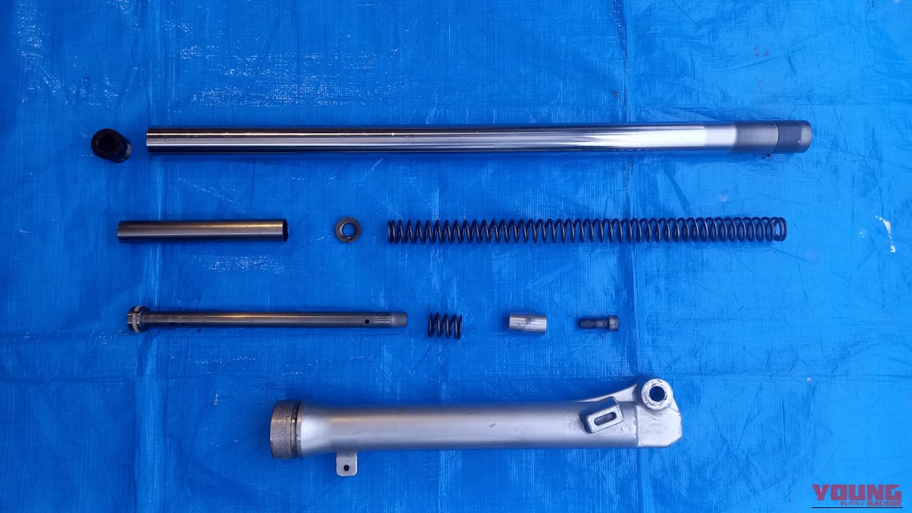 【禁断実験レポ】走ってみて納得! "フォークオイル無し"フロントフォークの恐怖｜【禁断実験レポ】走ってみて納得! “フォークオイル無し”フロントフォークの恐怖