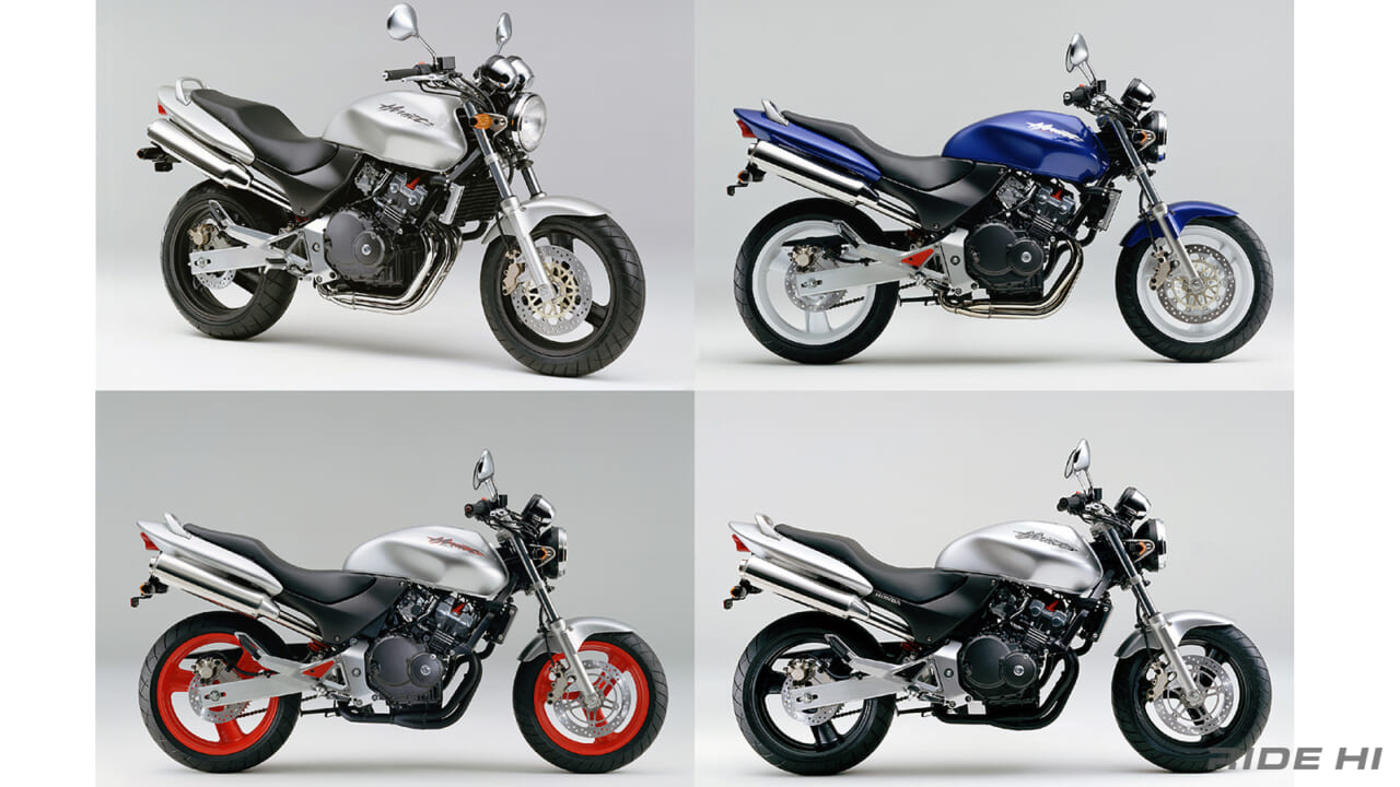 ｜「CBR900RRと同じタイヤサイズ?!」ホンダHORNETは後期モデルにツートンも登場！