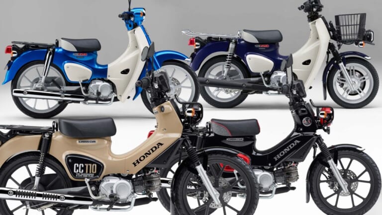 ホンダ「スーパーカブ110/プロ」「クロスカブ110/くまモン」に一部新色を採用＆価格改定で12月発売