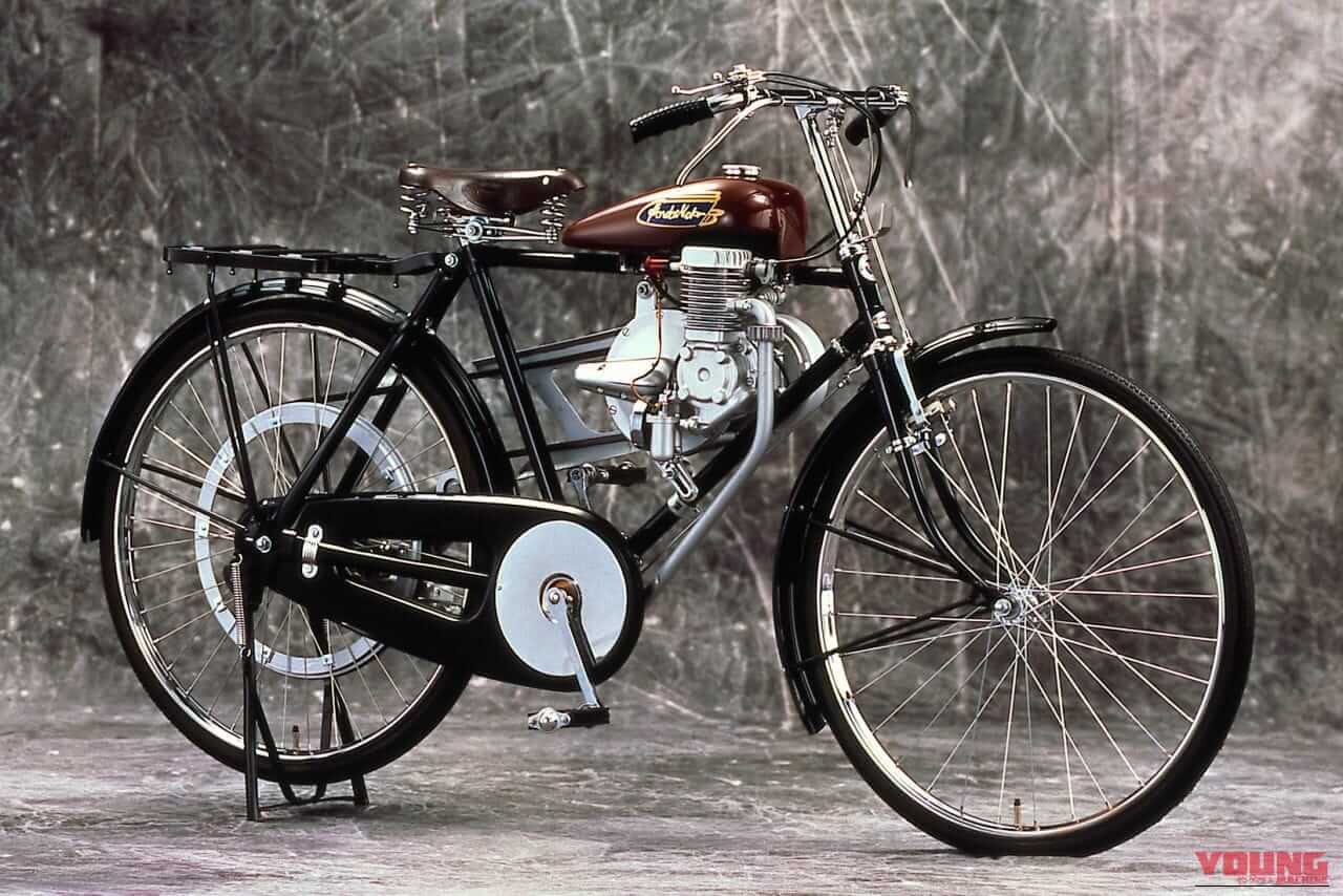 Cub F型｜78年前の“バタバタ”が甦る?! ホンダが自転車を“電動アシスト化・コネクテッド化”できる「スマチャリキット」のライセンス事業を開始