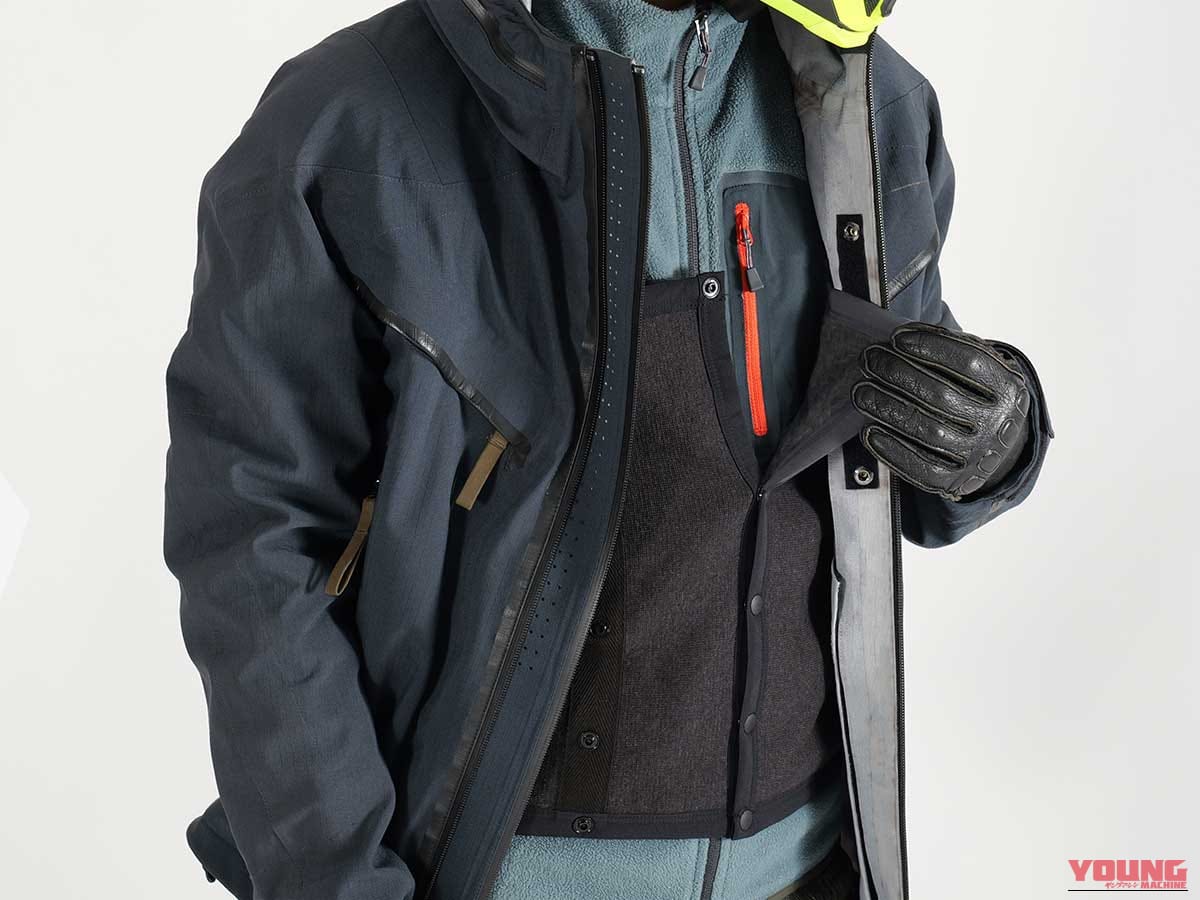 DOPPELGANGER DMA644L-BK|【ドッペルギャンガー×ワシオ】冬ライダーのお腹を守る「もちはだライダース腹巻きロング」が機能的すぎる【ジャケットを脱がずに着脱可能】