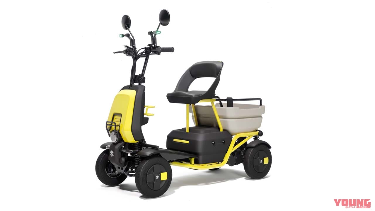 SUZUKI SUZU-RIDE2|スズキ「スズライド2」が示す、特定原付の「安全性」と「実用性」のバランス【常識をブチ破る4輪電動モビリティ】