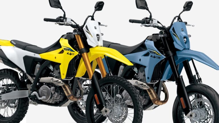 スズキ DR-Z4S/DR-Z4SM｜ホンダ/スズキ/カワサキ/ドゥカティから! 2025年10月新型バイク発売カレンダー【GB350/DR-Z4/ZX-25Retc】