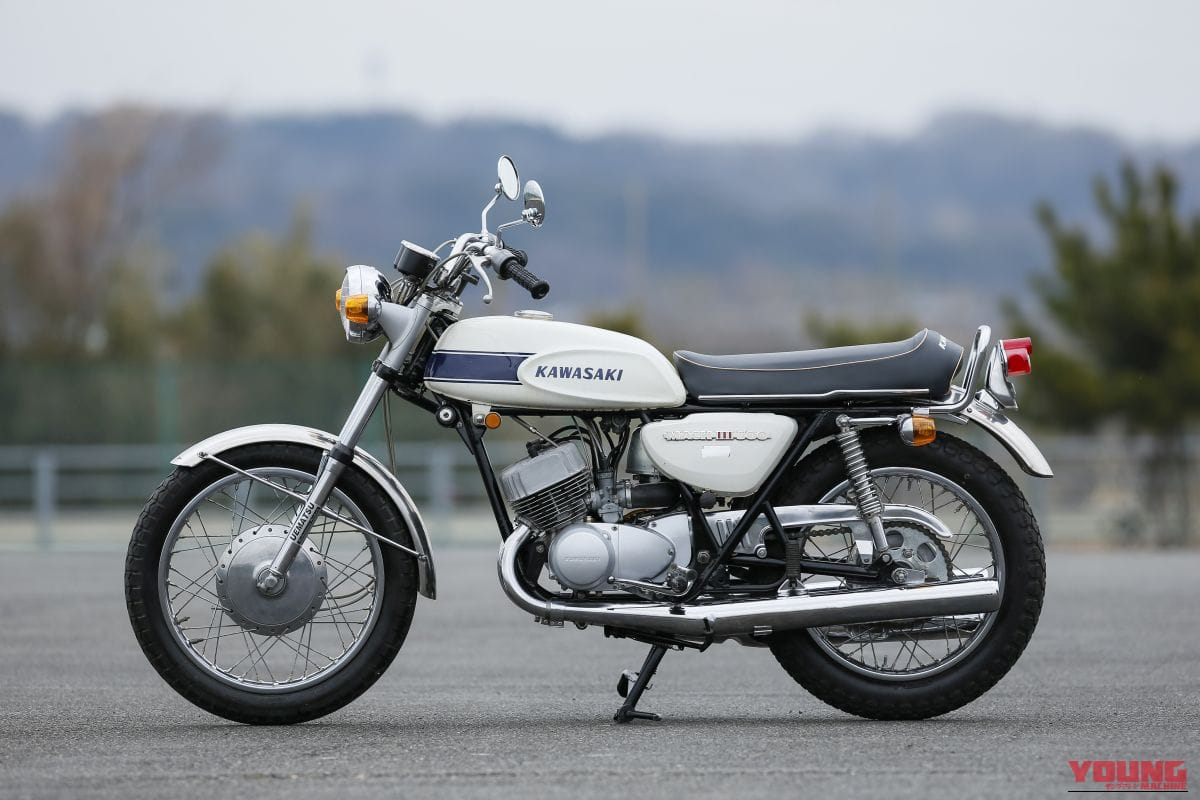 KAWASAKI 500-SS MACH III｜世界最速を目指したカワサキ車の原点：カワサキMACH III / IV【1969～1975】