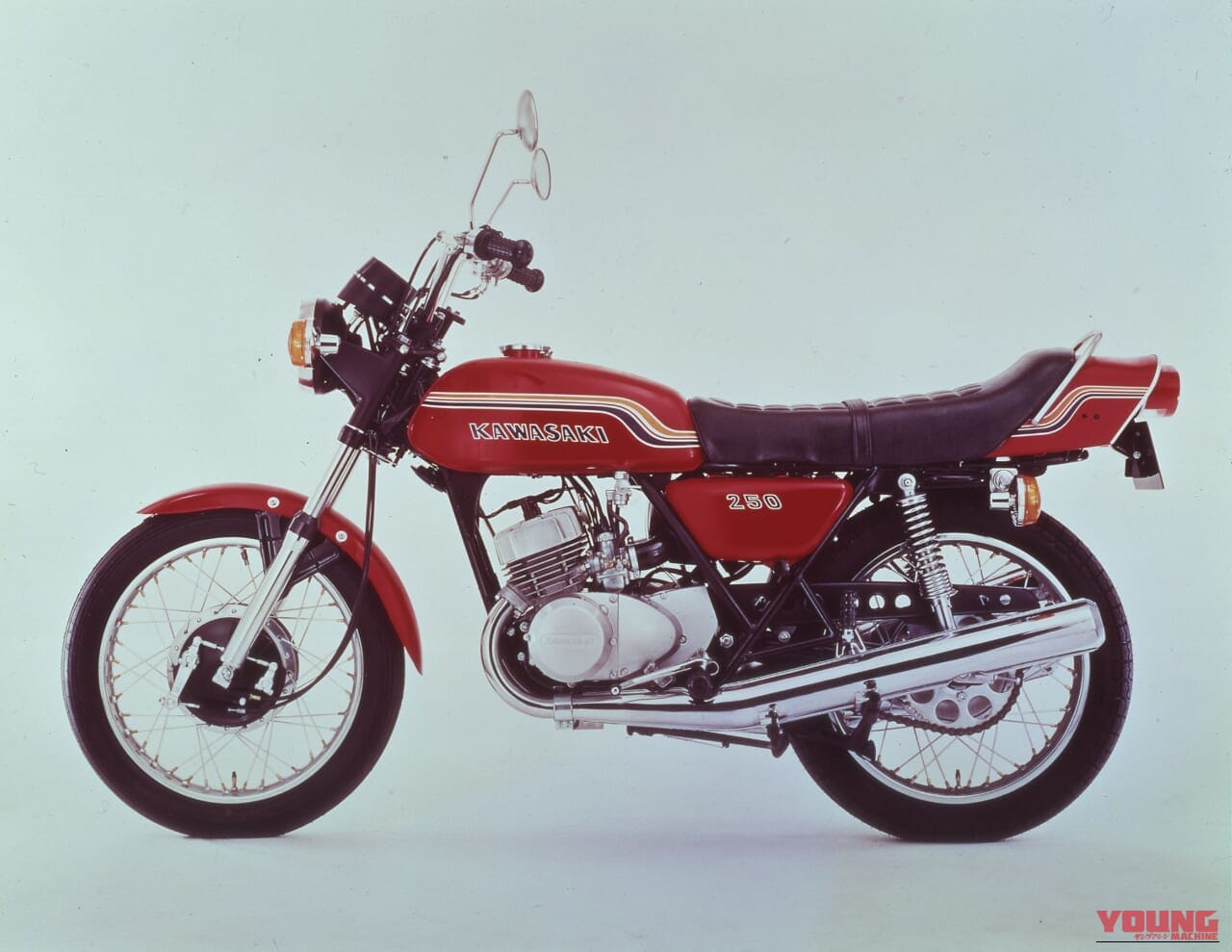 KAWASAKI 250-SS｜カワサキMACH III / IV【1969～1975】開発史：事業撤退の検討から存続、そして成功へ