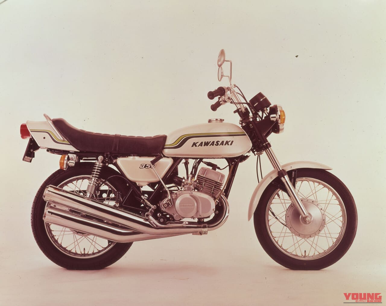 KAWASAKI 350-SS｜カワサキMACH III / IV【1969～1975】開発史：事業撤退の検討から存続、そして成功へ