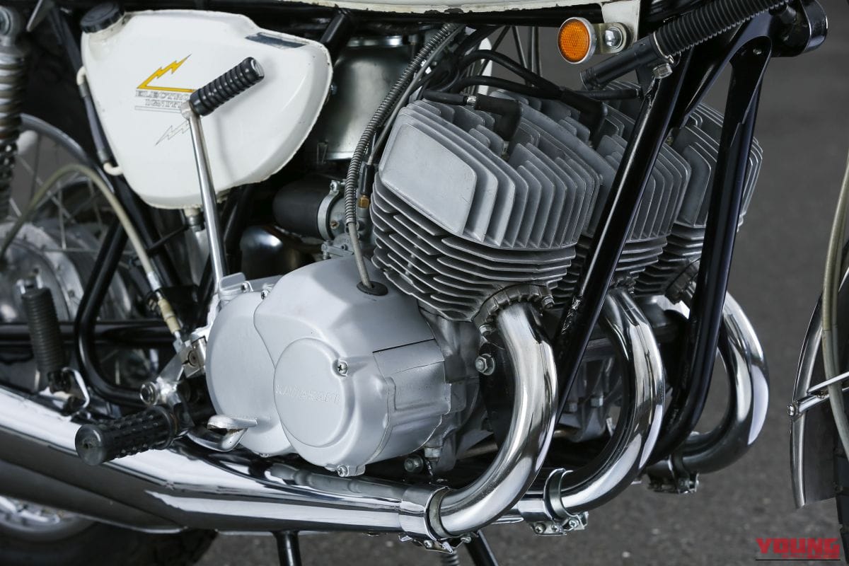 KAWASAKI 500-SS MACH III|排気量拡大で王座を維持:カワサキMACH III / IV【1969~1975】各部解説