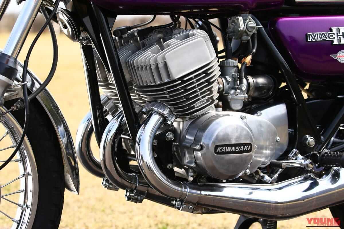 |排気量拡大で王座を維持:カワサキMACH III / IV【1969~1975】各部解説