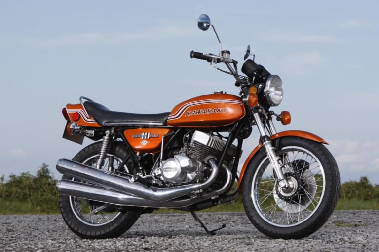 KAWASAKI 750-SS MACH IV｜カワサキMACHシリーズ【1969～1975】：鮮烈な印象を放った名2スト車の系譜