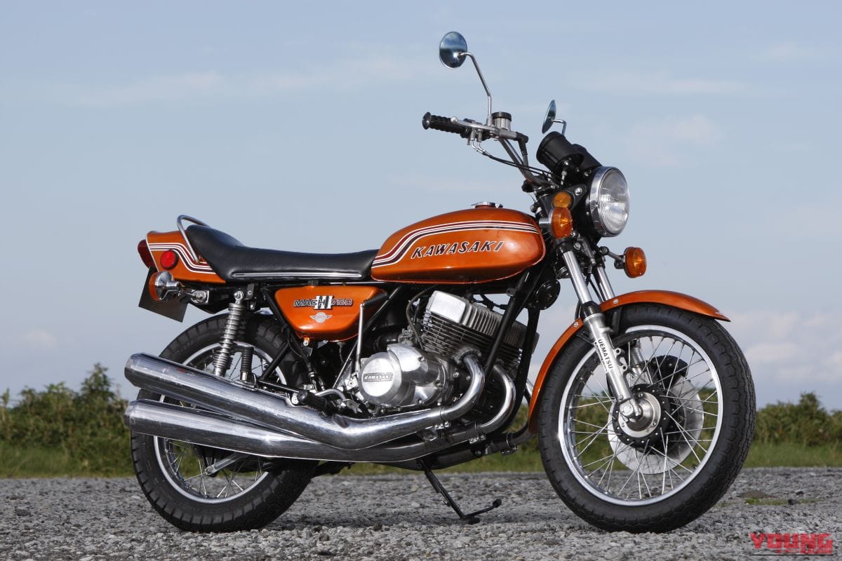 KAWASAKI 750-SS MACH IV|カワサキMACHシリーズ【1969~1975】:鮮烈な印象を放った名2スト車の系譜