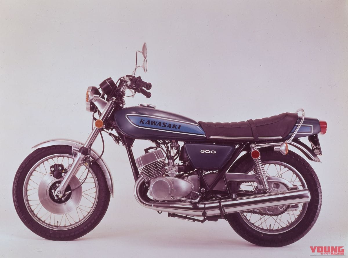 KAWASAKI 500-SS MACH III|カワサキMACHシリーズ【1969~1975】:鮮烈な印象を放った名2スト車の系譜