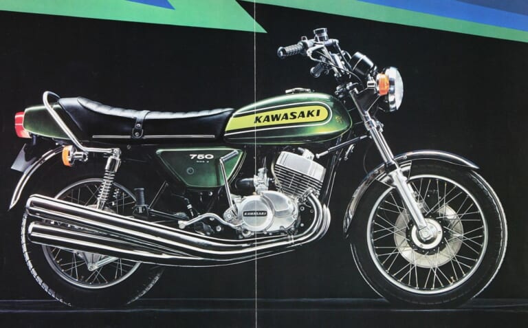 KAWASAKI 750-SS MACH IV｜カワサキMACHシリーズ【1969～1975】：鮮烈な印象を放った名2スト車の系譜