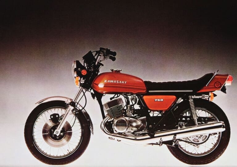 KAWASAKI 750-SS MACH IV|カワサキMACHシリーズ【1969~1975】:鮮烈な印象を放った名2スト車の系譜