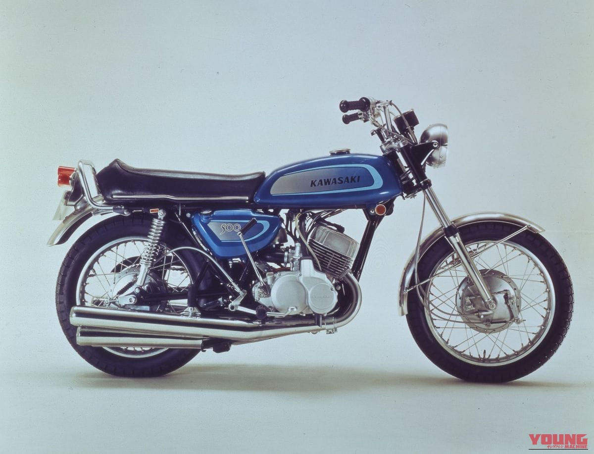 KAWASAKI 500-SS MACH III|カワサキMACHシリーズ【1969~1975】:鮮烈な印象を放った名2スト車の系譜
